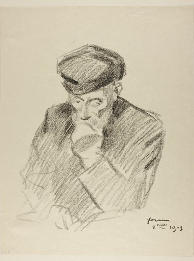 Portrait de Renoir, quatrième plaque - Jean Louis Forain