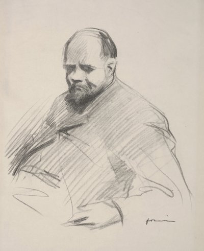 Portrait de Vollard (lithographie) - Jean Louis Forain