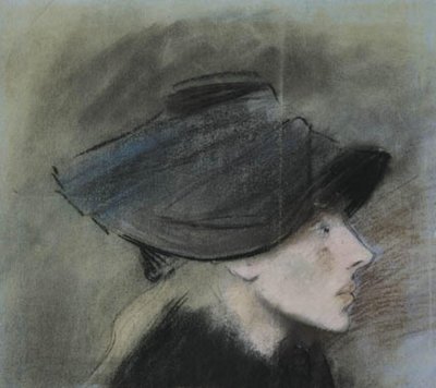Portrait de la chanteuse de cabaret Valéry Roumy - Jean Louis Forain