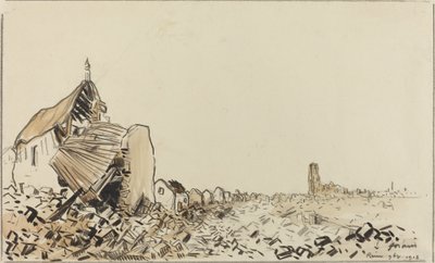 Reims novembre 1918, probablement 1918 - Jean Louis Forain
