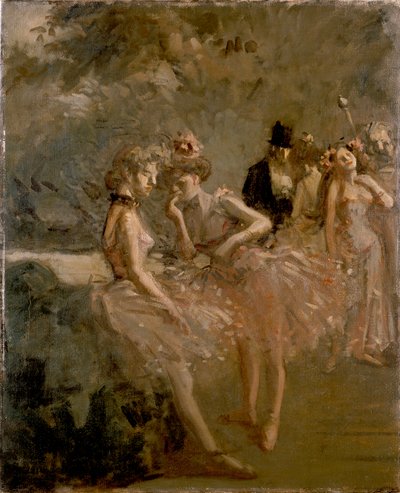 Scène dans les coulisses d