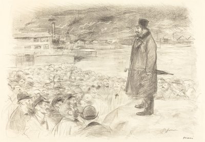 Scène de grève (troisième planche) - Jean Louis Forain