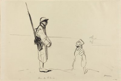 Sur le Rhin, vers 1914-1919 - Jean Louis Forain