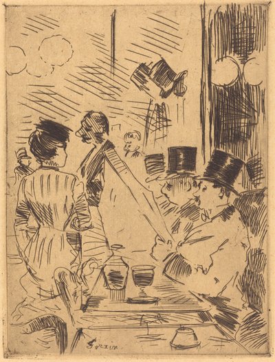 Le Café de la Nouvelle Athènes - Jean Louis Forain