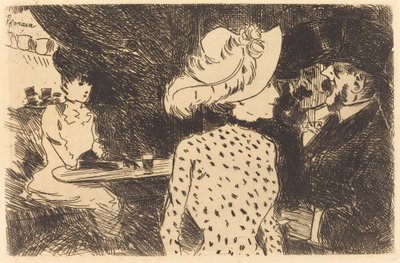 Les Folies Bergère (plaque refusée, deuxième plaque) - Jean Louis Forain