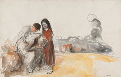 Les Allemands sont partis, fin du 19ème ou début du 20ème siècle - Jean Louis Forain