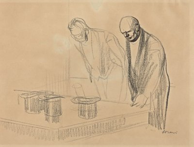 Les Chapeaux des Alliés [recto] - Jean Louis Forain