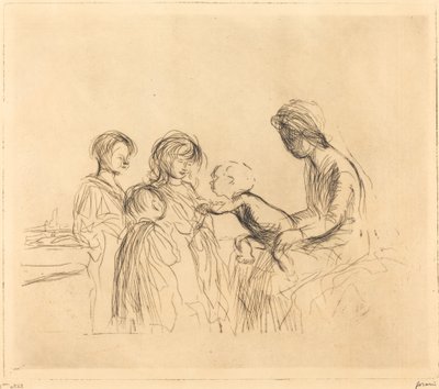 La Madone et les enfants - Jean Louis Forain