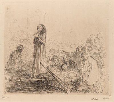 Le miracle devant le Saint-Sacrement - Jean Louis Forain