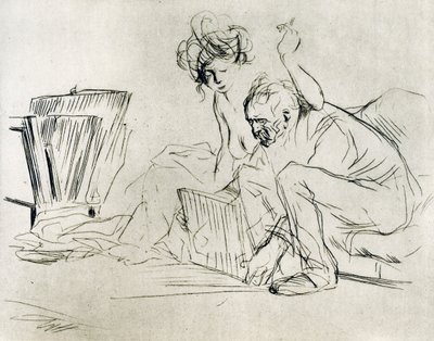 Le Modèle au repos, 1925 - Jean Louis Forain