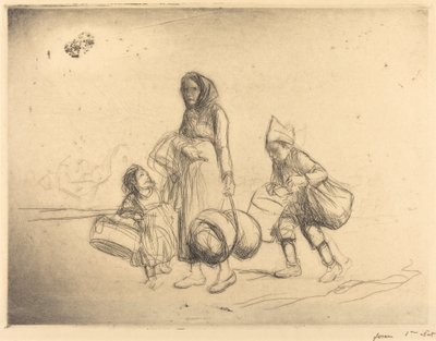 Le Retour à la maison - Jean Louis Forain