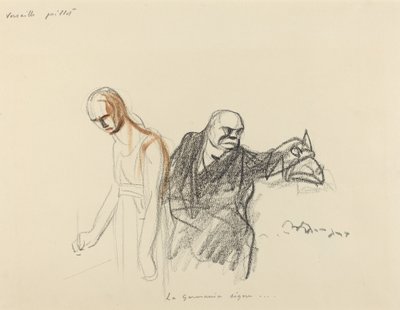 Versailles juillet. La Germania signe... - Jean Louis Forain