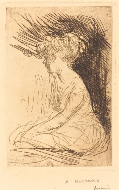 Femme assise de profil - Jean Louis Forain
