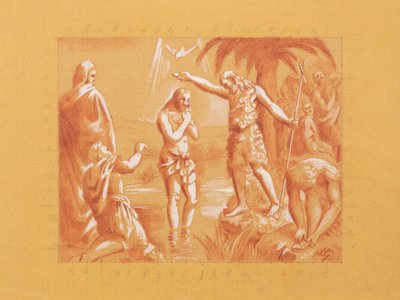 Le Baptême du Christ - Jean Louis Gampert