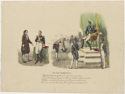 Audiences de Guillaume I et Charles X, 1827 - Jean Louis Van Hemelryck (attributed to)