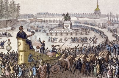 1ère célébration de la Liberté à Paris le 15 avril - Jean Louis the Younger Prieur