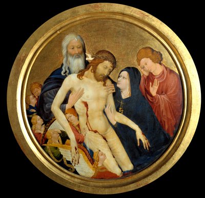 Pitié de Notre Seigneur, dite la grande Pietà ronde - Jean Malouel or Maelwael