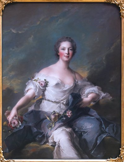 Allemand : Die Marquise de Baglion als Flora Marquise de Baglion as Flora - Jean Marc Nattier