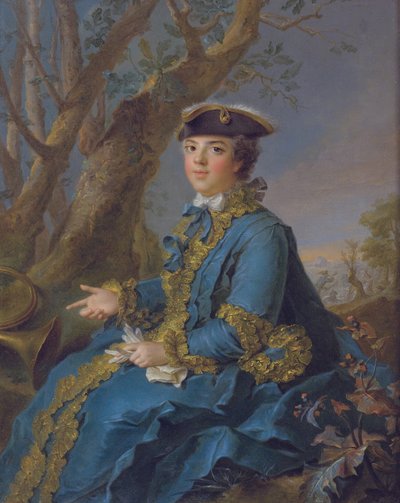 Louise Élisabeth de France 1727-1759, Duchesse de Parme, 1760 - Jean Marc Nattier
