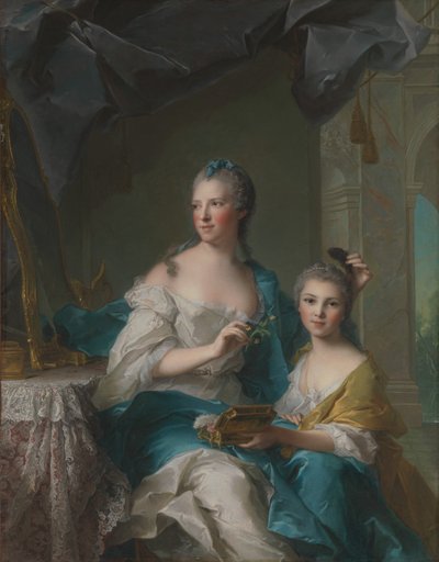 Madame Marsollier et sa fille - Jean Marc Nattier