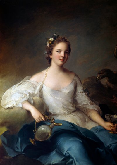 Portrait de Charlotte Louise de Rohan - Guéménée, Princesse de Masseran, Marquise de Crèvecœur représentée en Hébé - Jean Marc Nattier