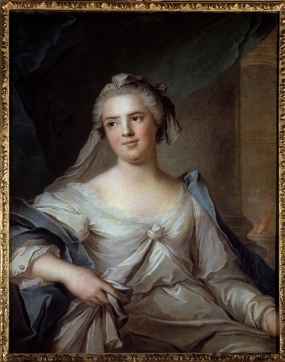 Portrait de Madame Henriette de France (1727-1752) fille de Louis XV, en vestale. Peinture de Jean Marc Nattier (1685-1766) - Jean Marc Nattier