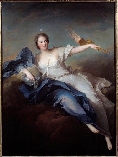 Portrait de la Duchesse de Châteauroux en Aurore (Marie Anne de Mailly Nesle) - Jean Marc Nattier