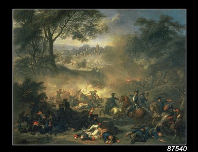 La bataille de Poltava en 1709, 1717 - Jean Marc Nattier