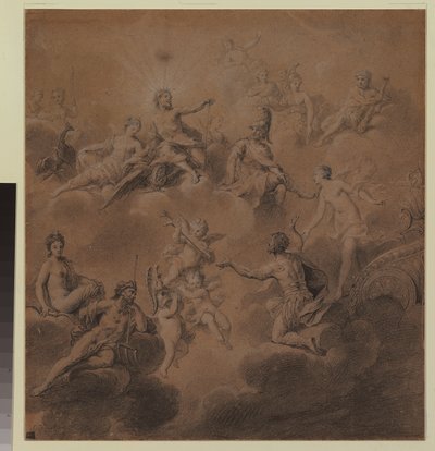 Vénus présentant Énée aux dieux - Jean Marc Nattier
