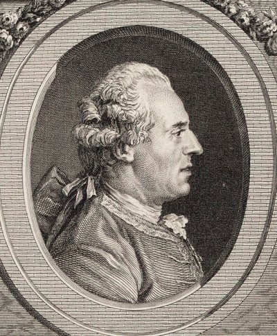 Portrait du violoniste et compositeur Jean Joseph Cassanéa de Mondonville 1711-1772 - Jean Marie Delatre