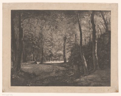 Bergère dans la forêt de Rochecardon - Jean Michel Grobon