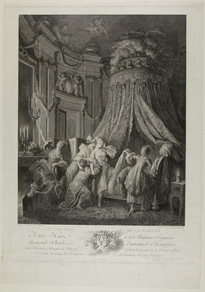 Le Coucher de la Mariee - Jean Michel Moreau