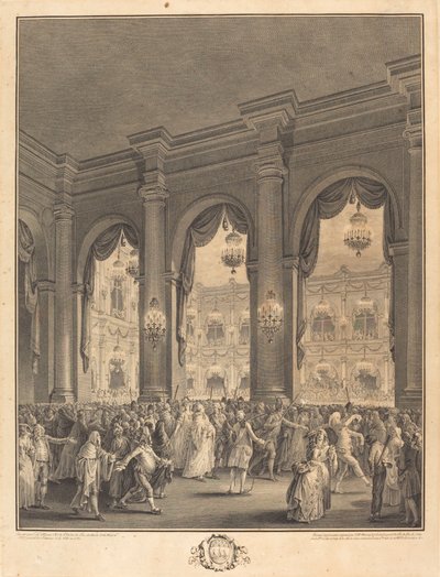 Le bal masqué - Jean Michel Moreau