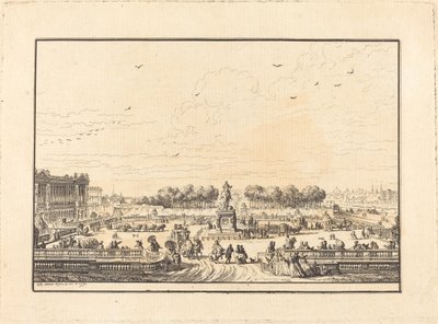 Place de Louis XV - Jean Michel Moreau