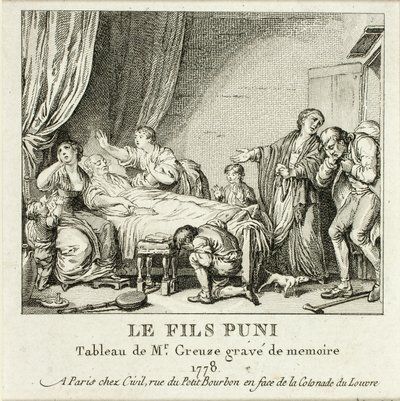 Le fils puni - Jean Michel Moreau
