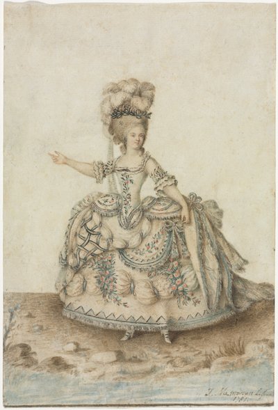 Étude de costume pour chanteur d