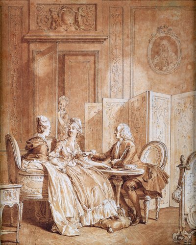 La déclaration de grossesse - Jean Michel the Younger Moreau