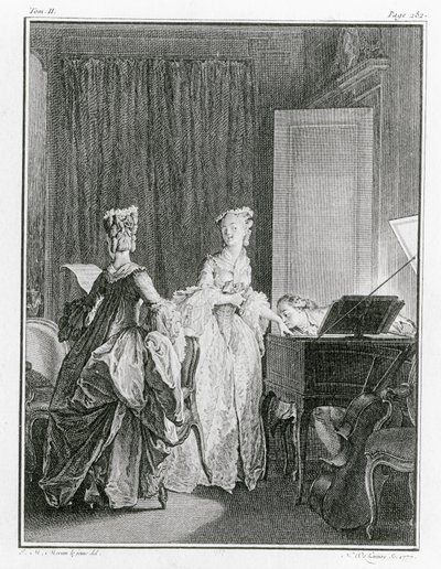 Le Clavecin, illustration de 