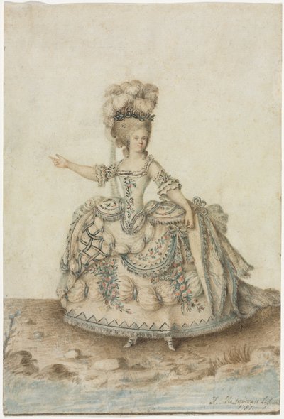 Étude de costume pour chanteur d