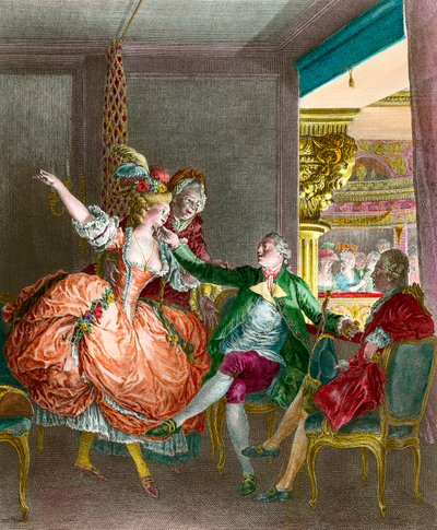 Prostitution : La présentation au théâtre - Jean Michel the Younger Moreau