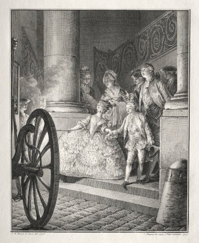 Rétif de la Bretonne: Les Petits Parrains, 1777 - Jean Michel the Younger Moreau