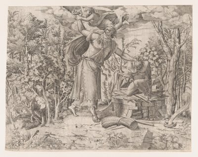 Abraham sacrifiant Isaac - Jean Mignon