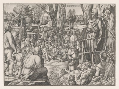 Saint Jean prêchant dans le désert, 1535-55 - Jean Mignon