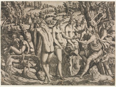 Le Jugement de Pâris, vers 1545 - Jean Mignon