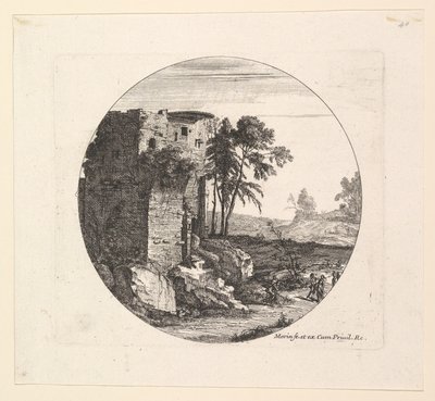 Les Ruines à gauche - Jean Morin