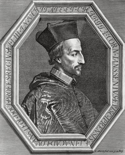Portrait de Corneille Janssens (Cornelius Jansen) - Jean Morin