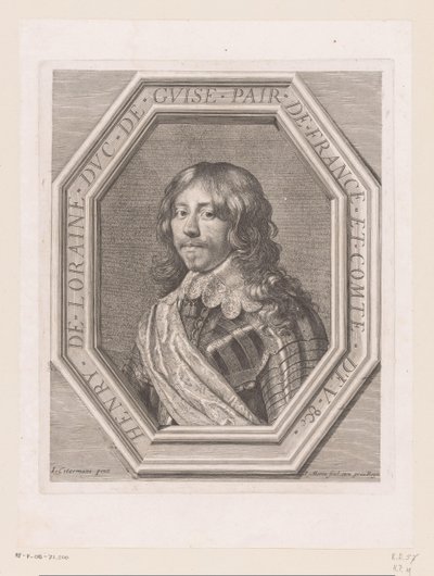 Portrait de Henri II de Lorraine, duc de Guise - Jean Morin