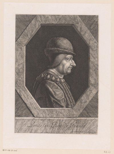 Portrait de Louis XI, roi de France - Jean Morin