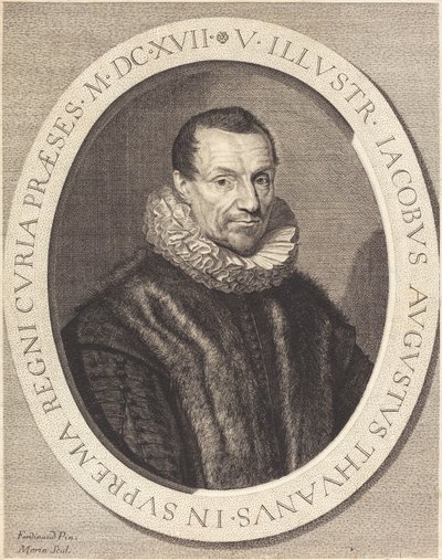 Jacques Auguste de Thou - Jean Morin after Louis Elle I