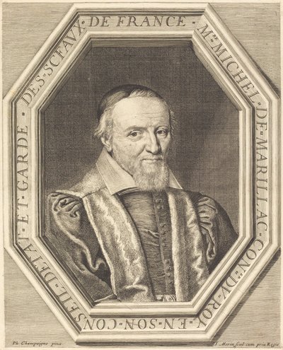 Michel de Marillac - Jean Morin after Philippe de Champaigne